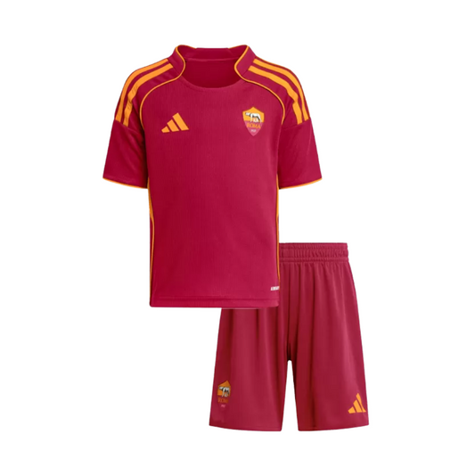 Kids Roma Home Soccer Jersey 2025/26