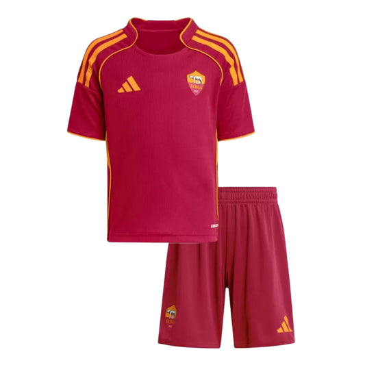 Kids AS Roma Home Soccer Jersey 2025/26