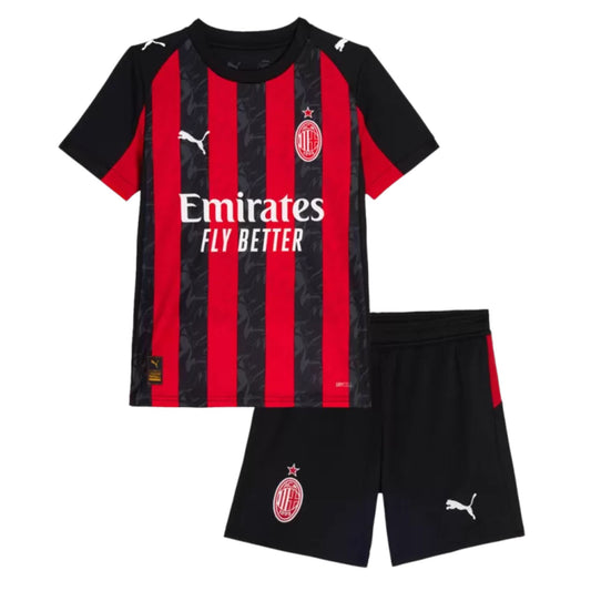 Kids AC Milan Home Soccer Jersey 2025/26
