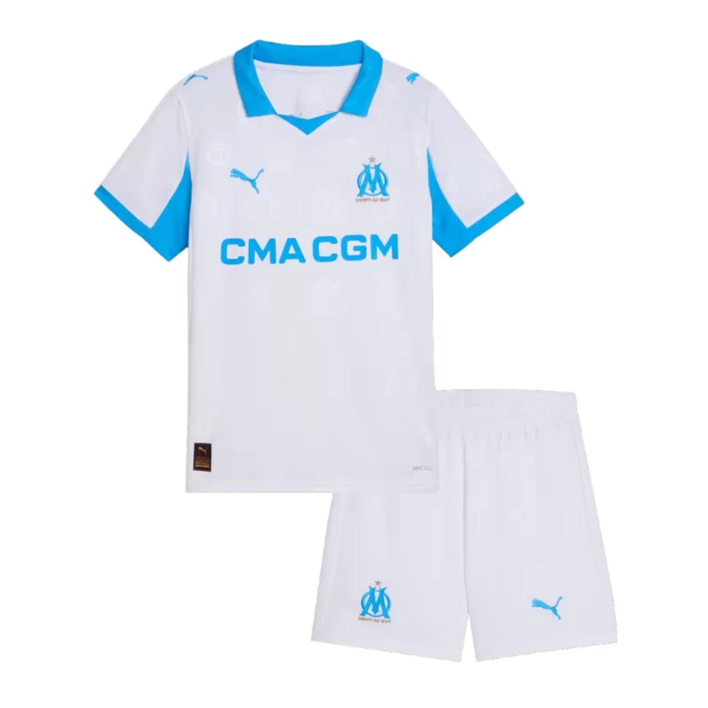 Kids Marseille Home Soccer Jersey 2025/26