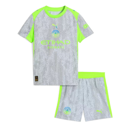 Kids Manchester City Third Away Soccer Jersey 2025/26