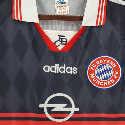 Retro 97/99 Bayern Munich Home Soccer Jersey (Size L)- Ready To Ship