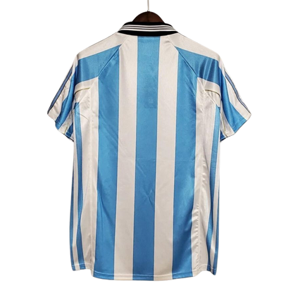 Retro 1998 Argentina World Cup Home Soccer Jersey (Size L) -Ready To Ship - Goal Digger Jerseys | High Quality Football Kits | Soccer Jerseys