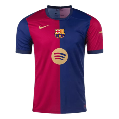 Barcelona Home Soccer Jersey 2024/25 (Spotify Logo Without Text)