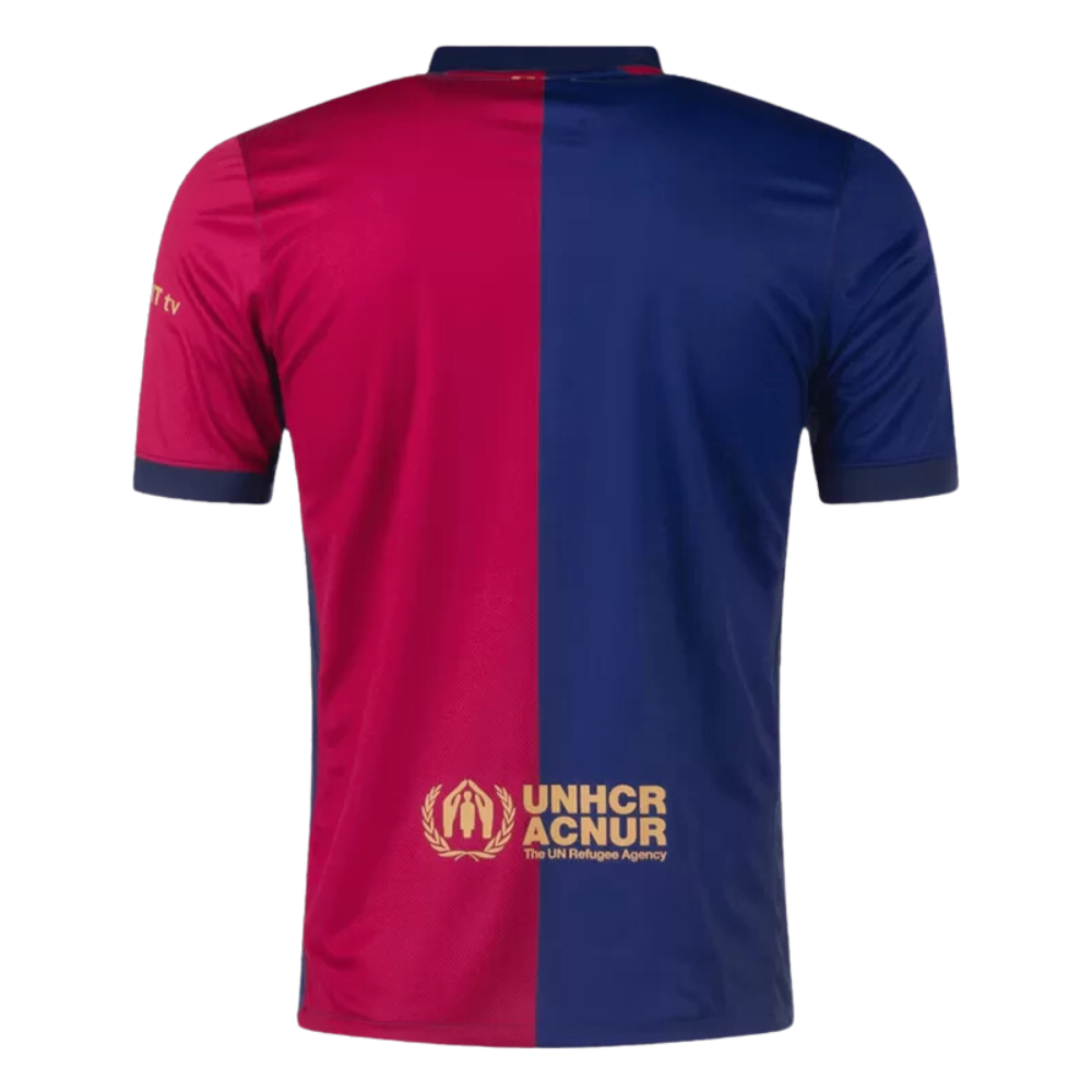 Barcelona Home Soccer Jersey 2024/25 (Spotify Logo Without Text)