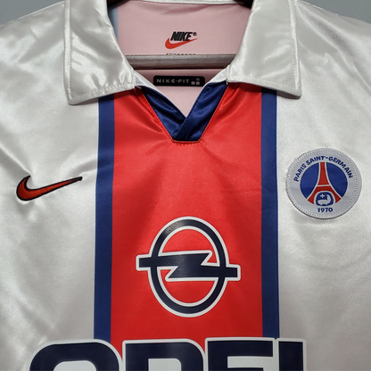 Retro RONALDHINO #21 98/99 PSG Away Soccer Jersey (Size L)- Ready To Ship