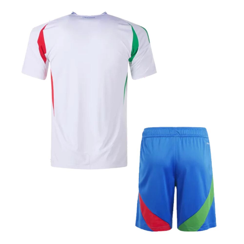 Kids Italy Away Soccer Jersey Euro 2024