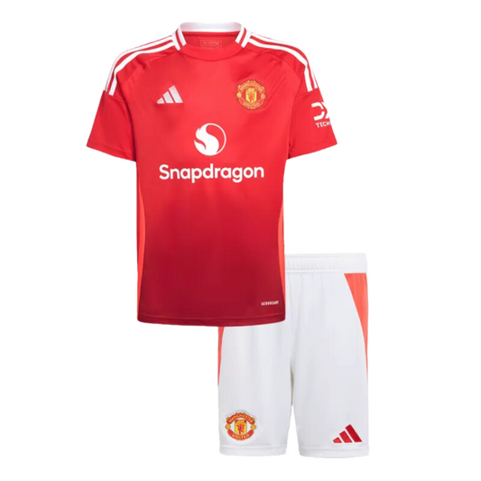 Kids Manchester United Home Soccer Jersey 2024/25