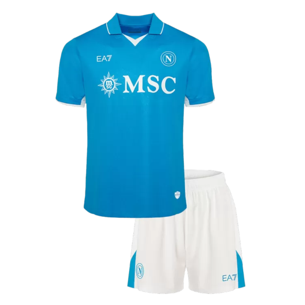 Kids Napoli Home Soccer Jersey 2024/25