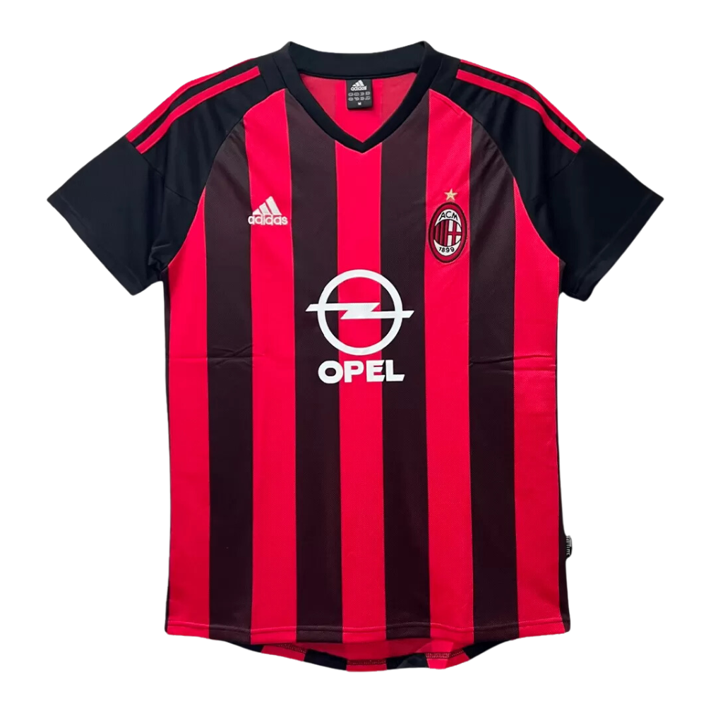 Retro 2002/03 AC Milan Home Soccer Jersey - Goal Digger Jerseys | Authentic Soccer Jerseys High Quality