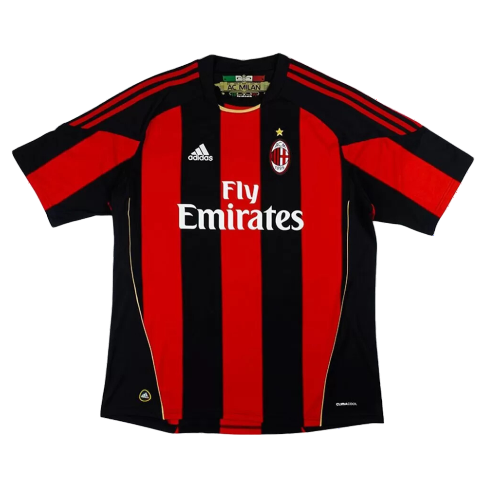 Retro 2010/11 AC Milan Home Soccer Jersey - Goal Digger Jerseys | Authentic Soccer Jerseys High Quality