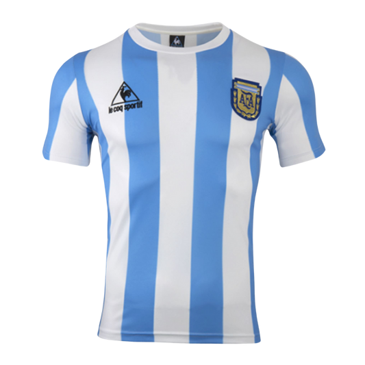 Retro 1986 Argentina Home Soccer Jersey - Goal Digger Jerseys | Authentic Soccer Jerseys High Quality