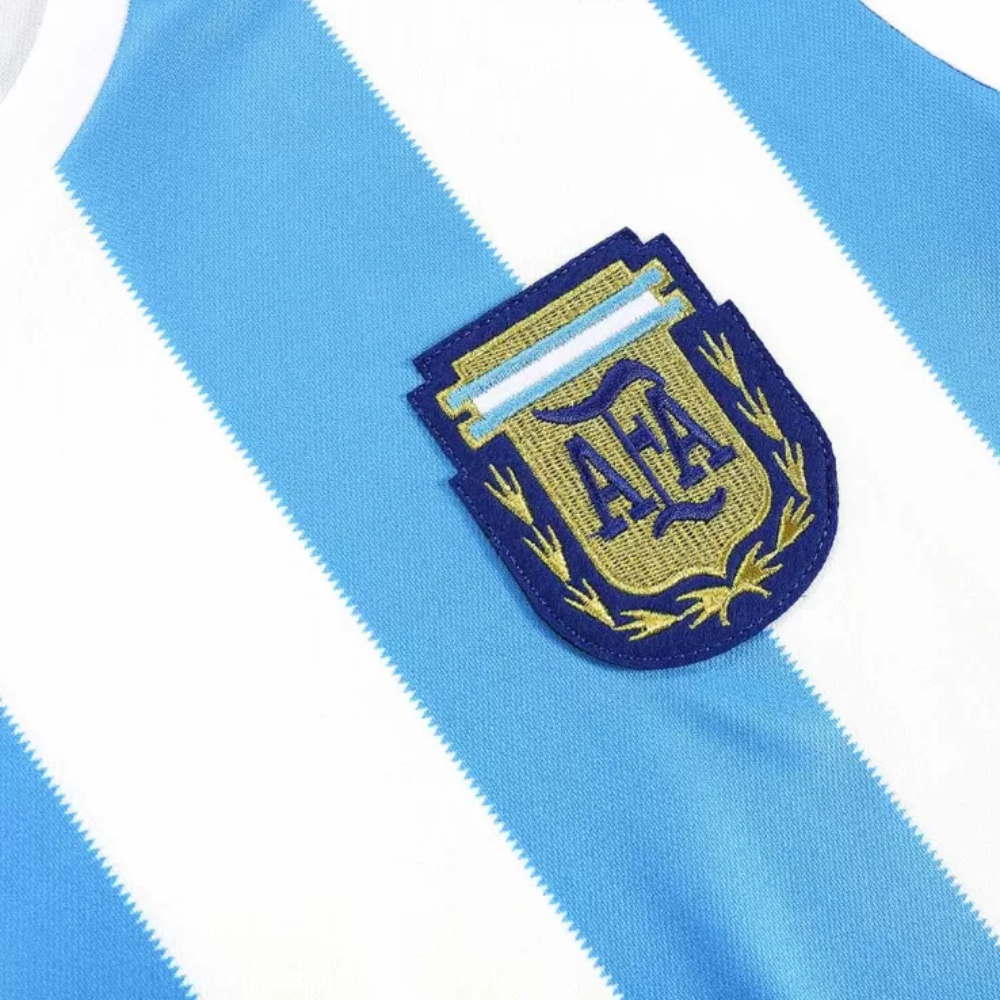 Retro 1986 Argentina Home Soccer Jersey - Goal Digger Jerseys | Authentic Soccer Jerseys High Quality