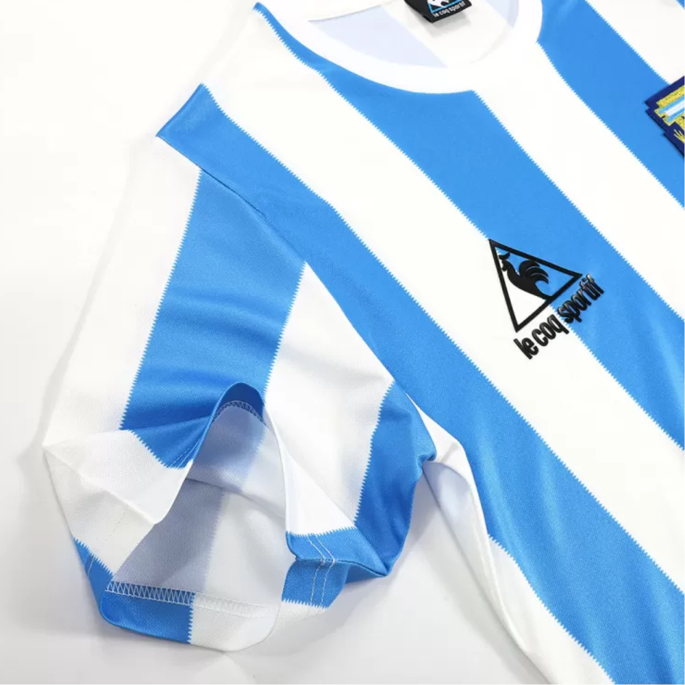 Retro 1986 Argentina Home Soccer Jersey - Goal Digger Jerseys | Authentic Soccer Jerseys High Quality