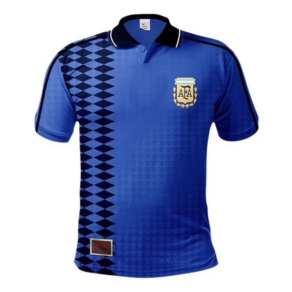 Retro 1994 Argentina Away Soccer Jersey - Goal Digger Jerseys | Authentic Soccer Jerseys High Quality