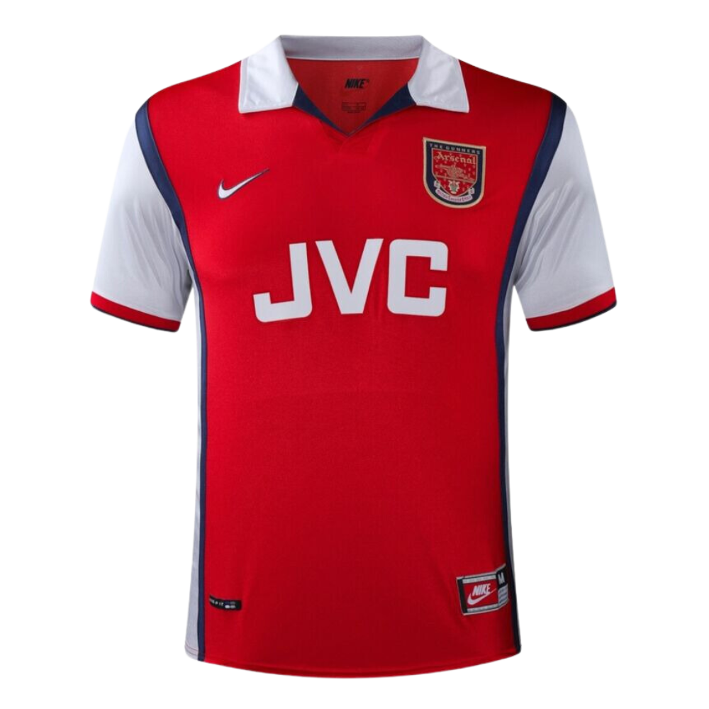 Retro 1998/99 Arsenal Home Soccer Jersey - Goal Digger Jerseys | Authentic Soccer Jerseys High Quality