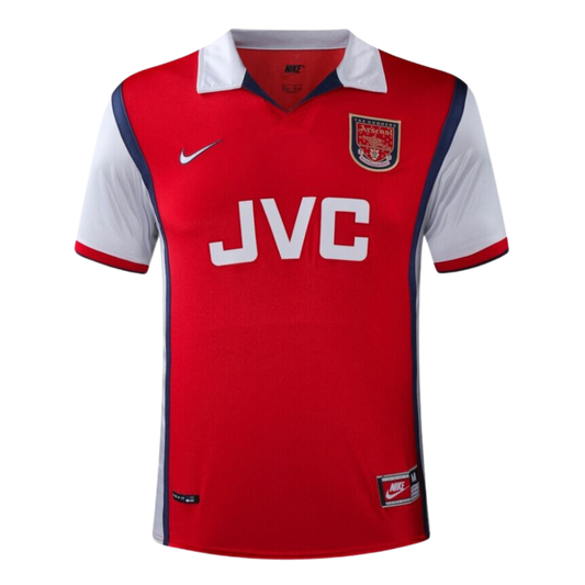 Retro 1998/99 Arsenal Home Soccer Jersey - Goal Digger Jerseys | Authentic Soccer Jerseys High Quality