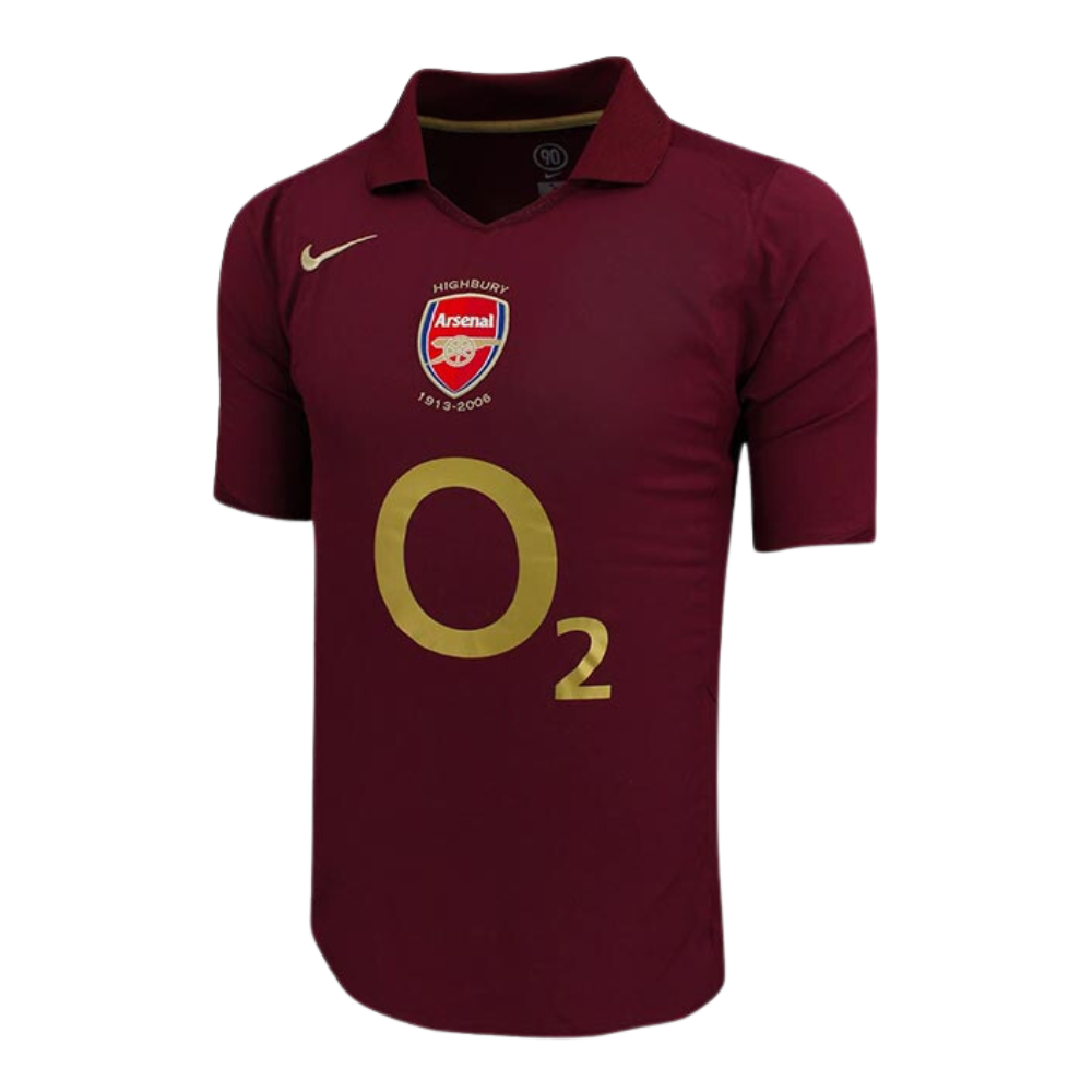 Retro 2005/06 Arsenal Home Soccer Jersey - Goal Digger Jerseys | Authentic Soccer Jerseys High Quality