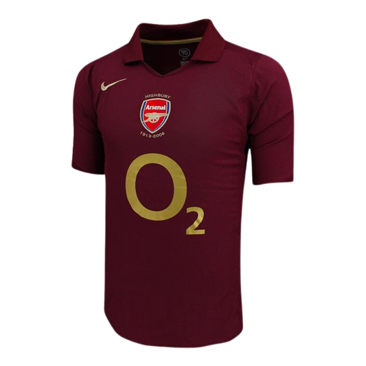 Retro 2005/06 Arsenal Home Soccer Jersey - Goal Digger Jerseys | Authentic Soccer Jerseys High Quality