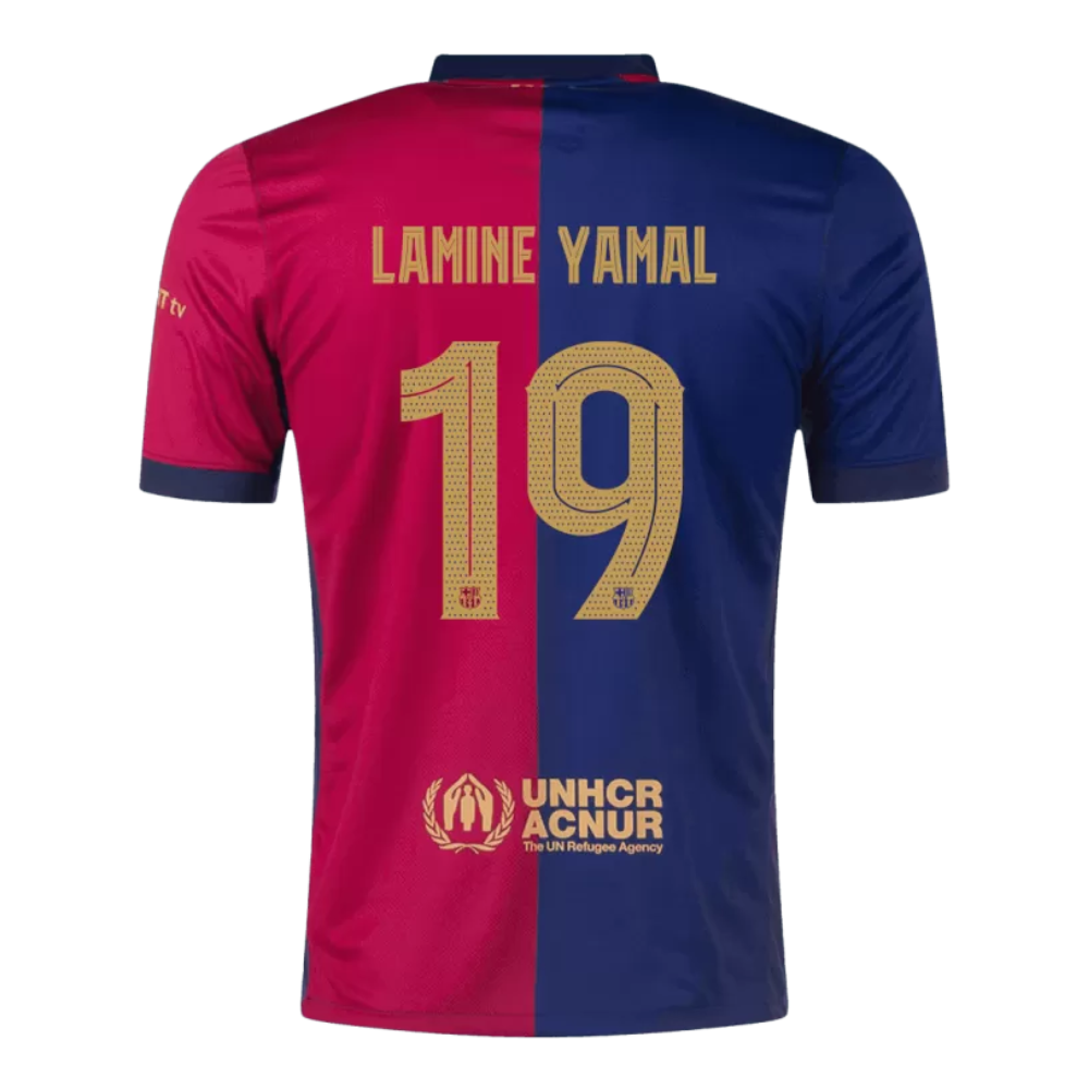 LAMINE YAMAL #19 Barcelona Home Soccer Jersey 2024/25 - Goal Digger Jerseys | Authentic Soccer Jerseys High Quality