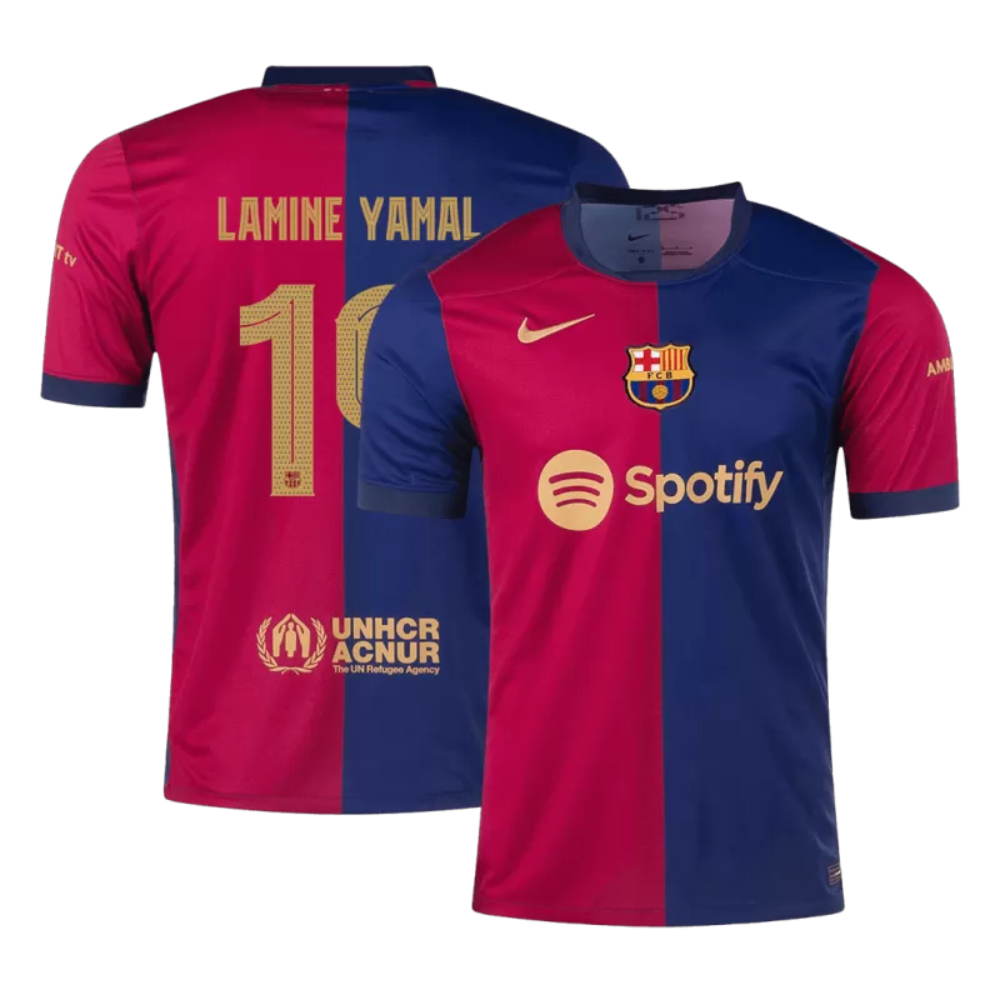 LAMINE YAMAL #19 Barcelona Home Soccer Jersey 2024/25 - Goal Digger Jerseys | Authentic Soccer Jerseys High Quality