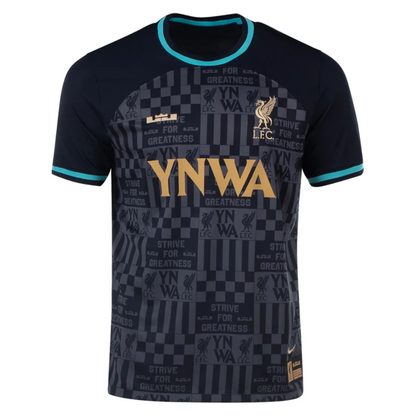 Black Liverpool FC x LeBron James 2023/24 Jersey