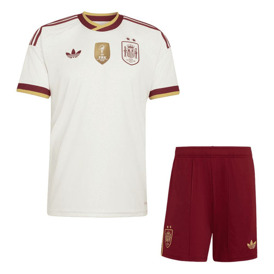Kids Spain World Cup CHAMPIONS Away Jersey Kit 2026