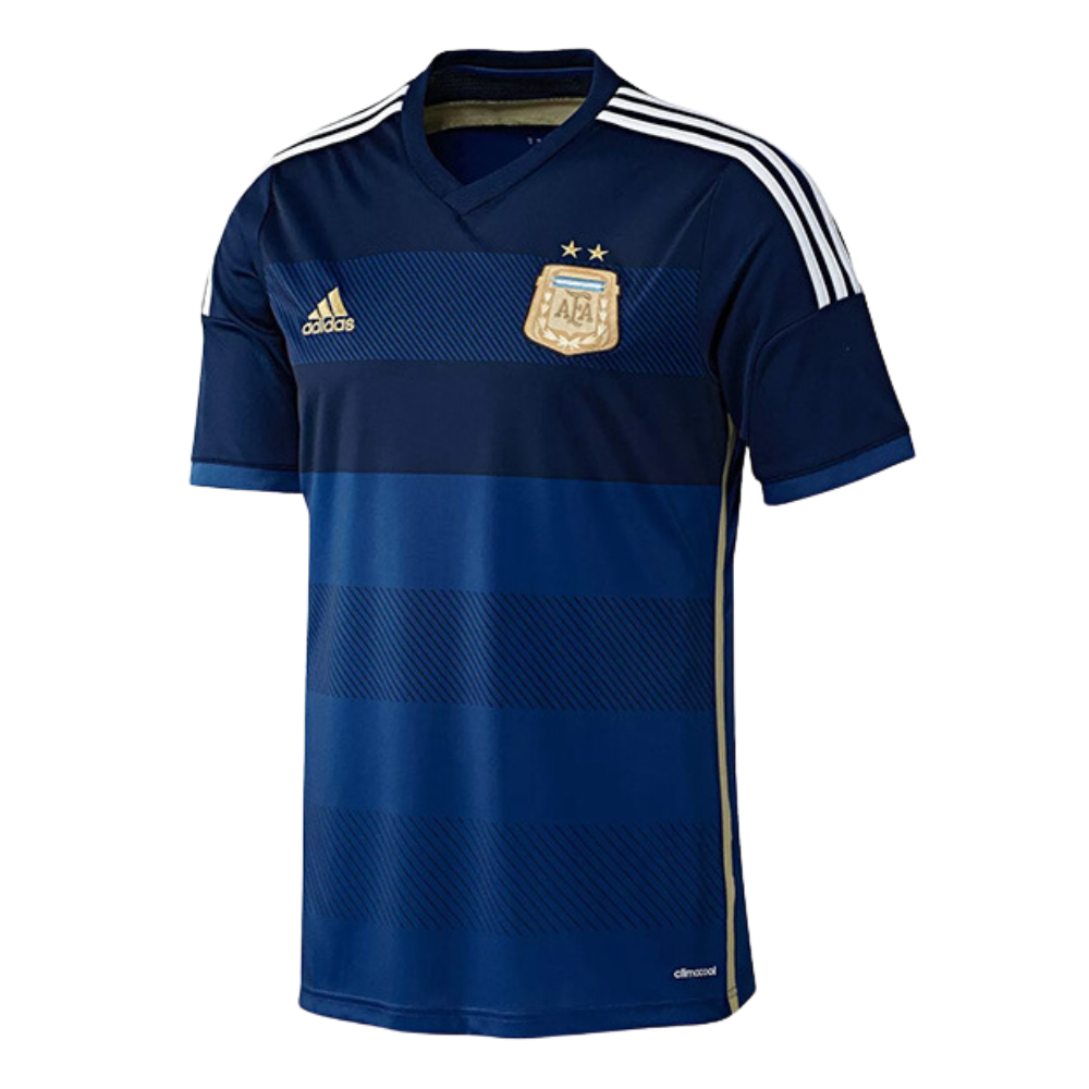 Retro 2014 Argentina Away Soccer Jersey - Goal Digger Jerseys | Authentic Soccer Jerseys High Quality