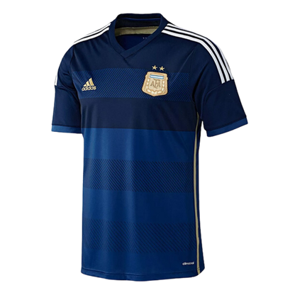 Retro 2014 Argentina Away Soccer Jersey - Goal Digger Jerseys | Authentic Soccer Jerseys High Quality