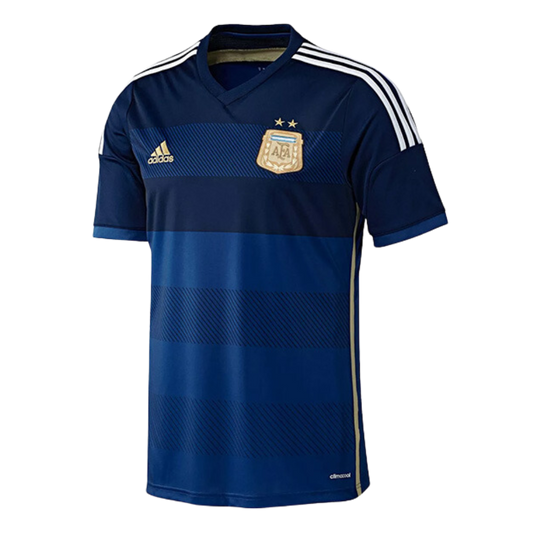 Retro 2014 Argentina Away Soccer Jersey - Goal Digger Jerseys | Authentic Soccer Jerseys High Quality