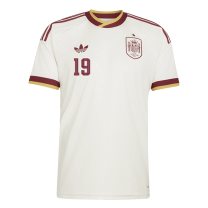 Spain FIFA World Cup 2026 Away LAMINE YAMAL 19 Jersey