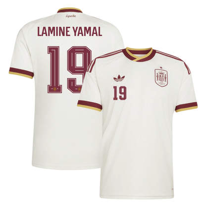 Spain FIFA World Cup 2026 Away LAMINE YAMAL 19 Jersey