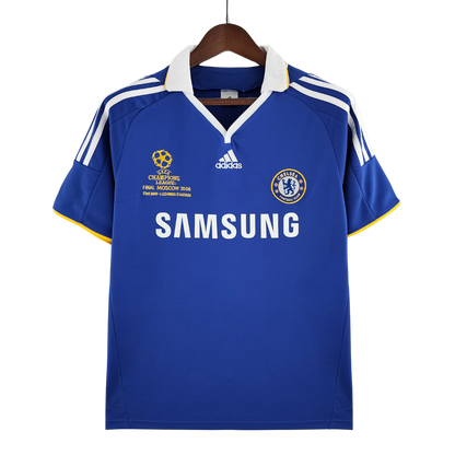 Retro 2008 Chelsea UCL Final Home Soccer Jersey - Goal Digger Jerseys | Authentic Soccer Jerseys High Quality