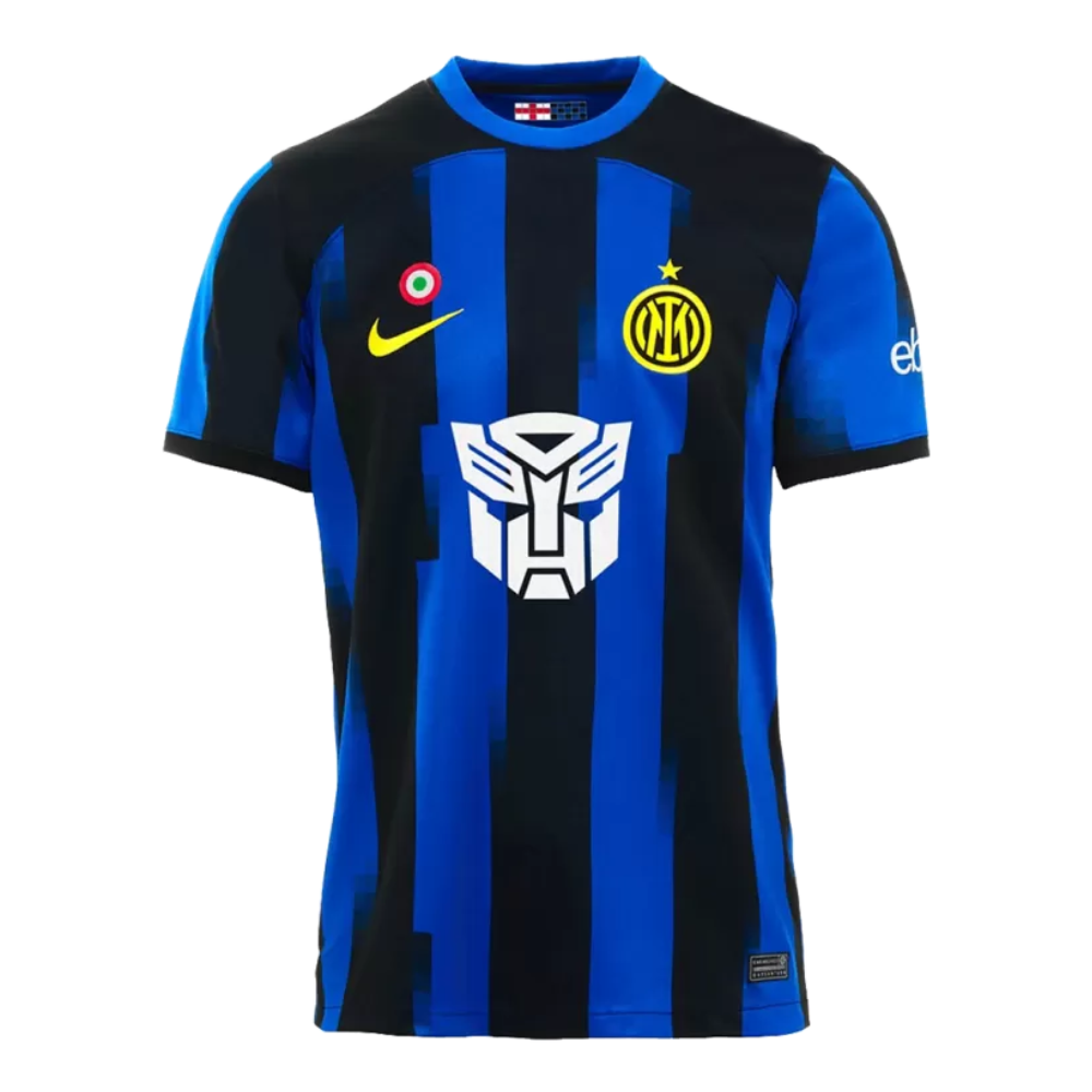 Inter Milan X Transformers Home Soccer Jersey 2023/24 - Goal Digger Jerseys | Authentic Soccer Jerseys High Quality