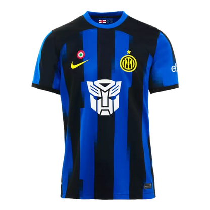 Inter Milan X Transformers Home Soccer Jersey 2023/24 - Goal Digger Jerseys | Authentic Soccer Jerseys High Quality