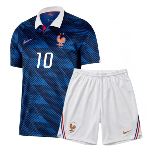 Kids MBAPPE #10 France FIFA World Cup Away Jersey Kit 2026