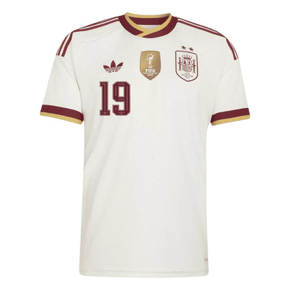 Spain World Cup CHAMPIONS LAMINE YAMAL 19 Away Jersey 2026