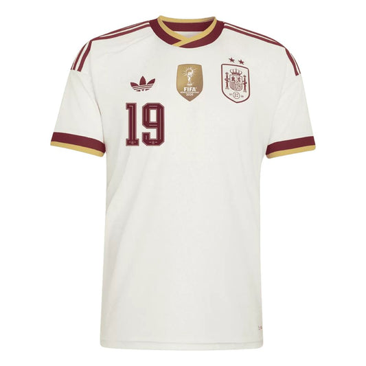 Spain World Cup CHAMPIONS LAMINE YAMAL 19 Away Jersey 2026