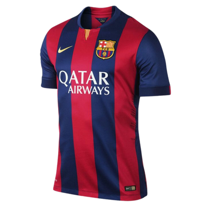 Retro 2014/15 Barcelona Home Soccer Jersey - Goal Digger Jerseys | Authentic Soccer Jerseys High Quality