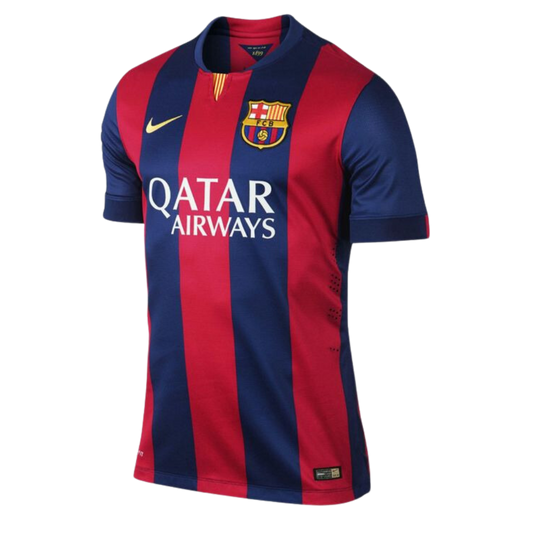 Retro 2014/15 Barcelona Home Soccer Jersey - Goal Digger Jerseys | Authentic Soccer Jerseys High Quality