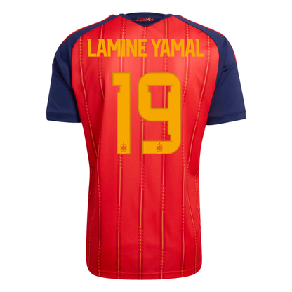 Spain FIFA World Cup 2026 Home LAMINE YAMAL 19 Jersey