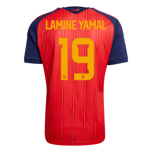 Spain FIFA World Cup 2026 Home LAMINE YAMAL 19 Jersey