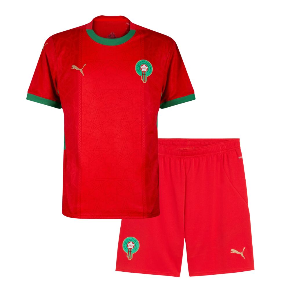 Kids Morocco Home 2026 Jersey Kit