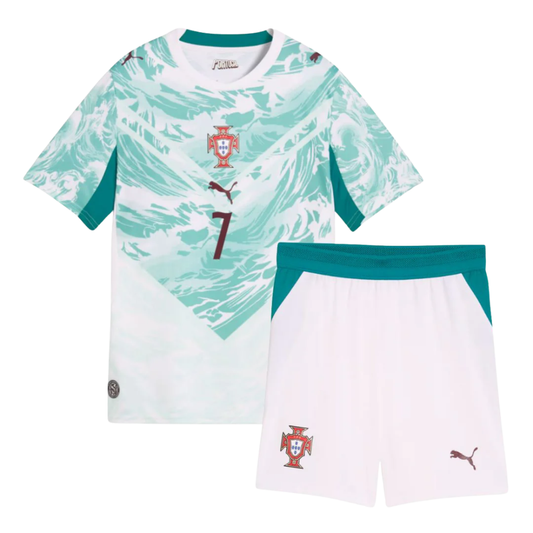 Kids Portugal FIFA World Cup Away Jersey 2026 RONALDO 7