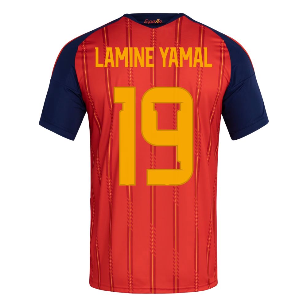 Spain World Cup CHAMPIONS LAMINE YAMAL 19 Home Jersey 2026