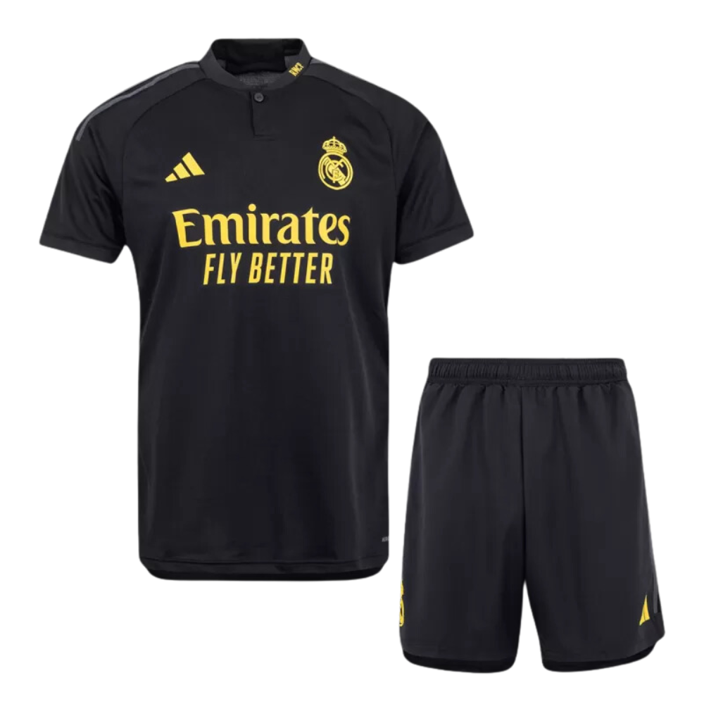 Kids Real Madrid Third Away Soccer Jersey Kit 2023/24 - Goal Digger Jerseys | High Quality Football Kits | Soccer Jerseys