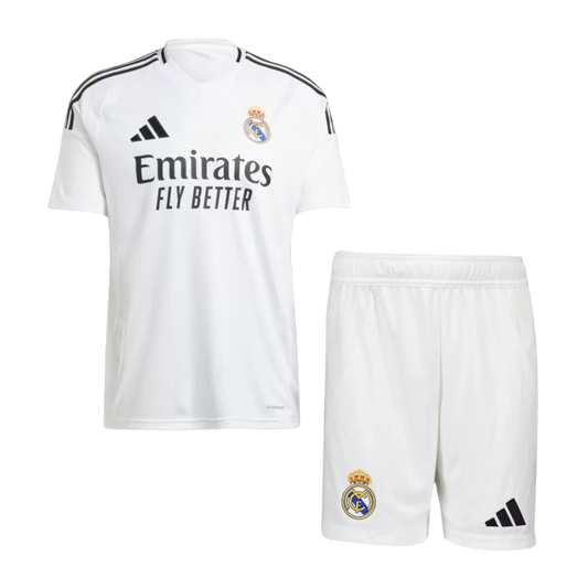 Kids BELLINGHAM #5 Real Madrid Home Soccer Jersey Kit 2024/25