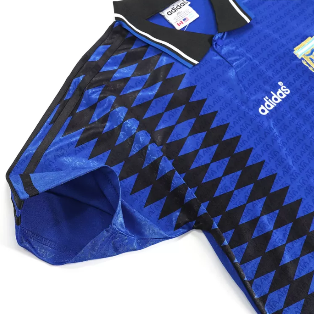 Retro 1994 Argentina Away Soccer Jersey - Goal Digger Jerseys | Authentic Soccer Jerseys High Quality