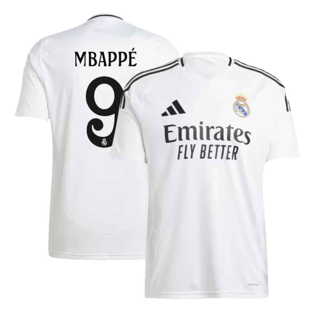 MBAPPÉ #9 Real Madrid Home Soccer Jersey 2024/25 - Goal Digger Jerseys | Authentic Soccer Jerseys High Quality