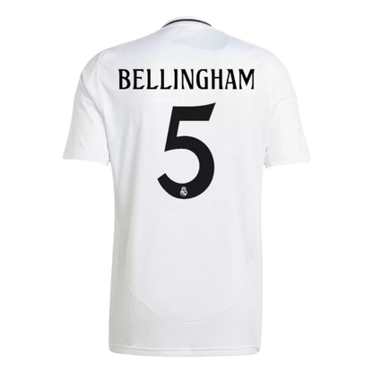 BELLINGHAM #5 Real Madrid Home Soccer Jersey 2024/25 - Goal Digger Jerseys | Authentic Soccer Jerseys High Quality